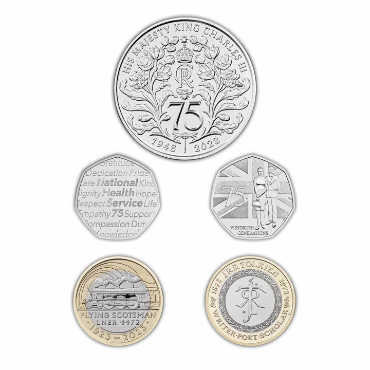 The United Kingdom Coin Cupro-nickel Set 2023 Commemorative Coin