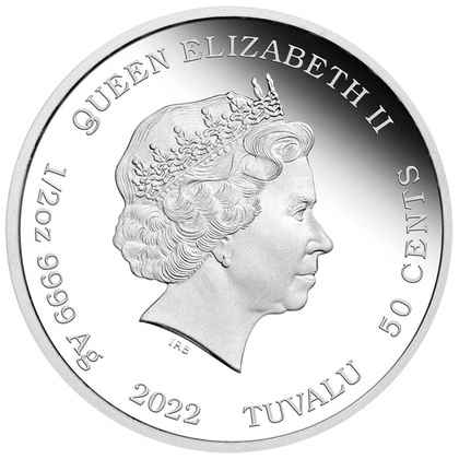 Tuvalu: Quantum of Solace coloured 1/2 oz Silver 2022 Proof 