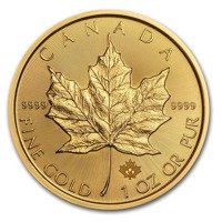 Canadian Maple Leaf 1 oz Gold 2015