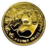 China Panda 1/10 oz Gold 1985