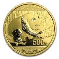 China Panda 30 gram Gold 2016 