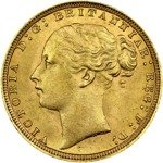 Gold Sovereign Young Victoria- Great Britain 1871-1887