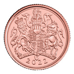 Great Britain: Gold Quarter Sovereign Elizabeth II 2022 