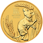 Lunar III: Year of the Mouse 1/2 oz Gold 2020
