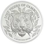 The Lost Tigers of Cambodia 5 oz Silver 2022 