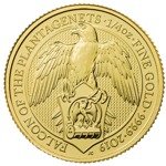 The Queen’s Beasts 2019: The Falcon of the Plantagenets 1/4 oz Gold