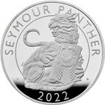The Royal Tudor Beasts: Seymour Panther 5 oz Silver 2022 Proof 