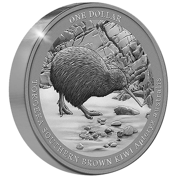 Kiwi 1 oz Plata 2023 Ejemplar