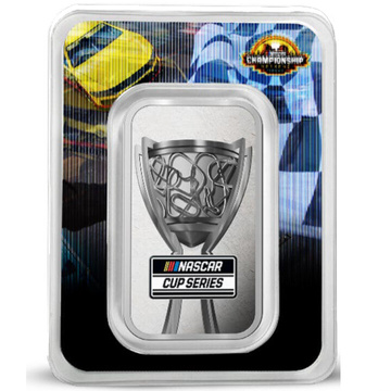 Nascar International Cup barra de color 1 oz Plata 2025