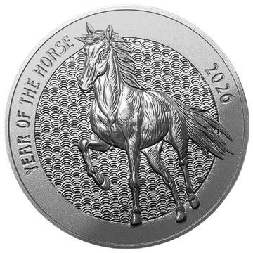 Pamp: Year of the Horse 1 onza de plata 2026 Prooflike