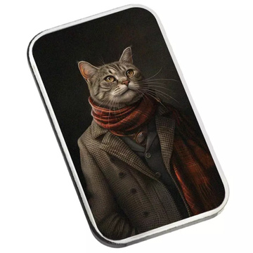 The Holy Land Mint - Human Cats - William coloreada 1 onza Plata 2025