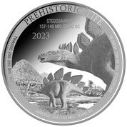 Congo: Prehistoric Life - Stegosaurus 1 oz Plata 2023