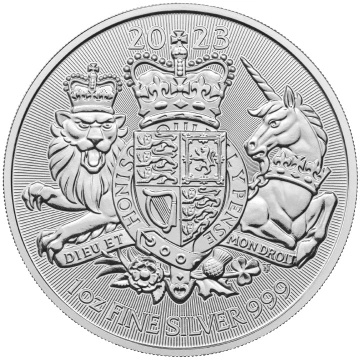 Royal Coats of Arms 1 oz Plata 2023