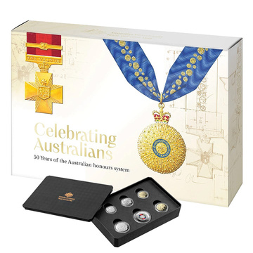  Juego de 6 Monedas – 50 Años del Sistema de Honores Australiano 2025 Proof