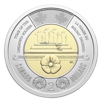 Canadá: Homenaje al Soldado Desconocido de Canadá $2 2025