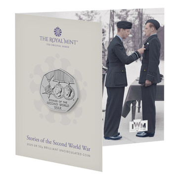Stories of The Second World War 50p Cuproníquel 2025