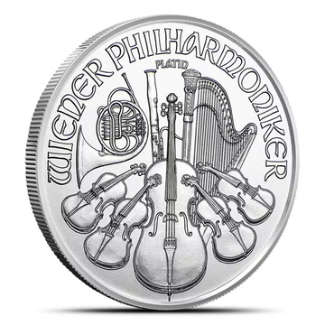 Filarmónica de Viena 1 onza de platino 2026