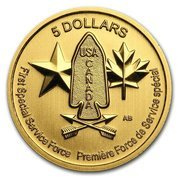 Fuerza de Servicios Especiales 1/10 oz Oro 2014