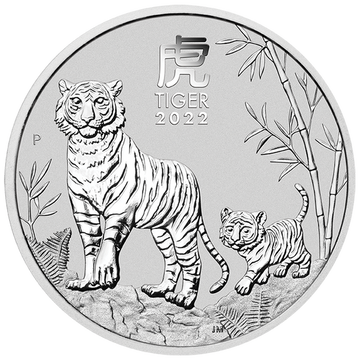 Lunar III: Año del Tigre 2 onzas Plata 2022