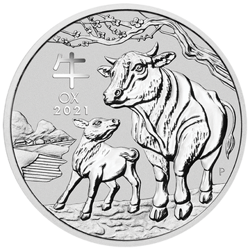 Lunar III: Año del Búfalo 1 oz Plata 2021