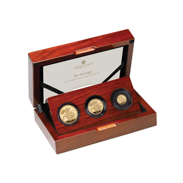 Reino Unido: Soberano – Conjunto de 3 monedas de oro 2026, calidad Proof.