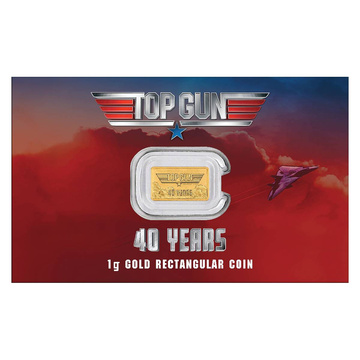 Lingote-moneda de oro 40 Years of Top Gun 1 g oro 2026
