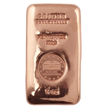 Barra 5 oz Cobre