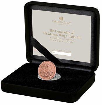 Reino Unido: Soberano Conmemorativo – La Coronación de Su Majestad el Rey Carlos 2023 (Acuñación 6 de mayo de 2023)
