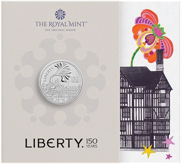  150.º Aniversario de Liberty £5 Cuproníquel 2025