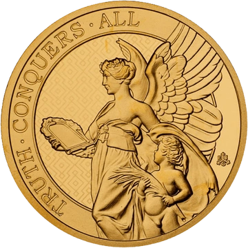 Las Virtudes de la Reina: Verdad, 1 onza de oro, 2022