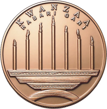 Kwanzaa 1 onza de cobre