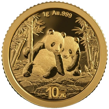 Panda de China 1 gramo Oro 2026
