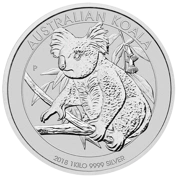 Koala 1000 gramos Plata 2018