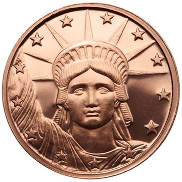 Liberty Head 1 onza Cobre