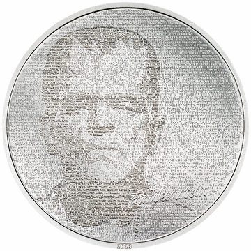 Islas Cook: Typefaces - Frankenstein 1 oz Silver 2023 Proof