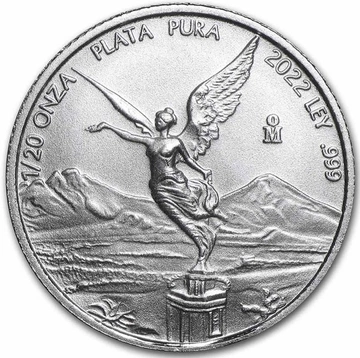 Libertad Mexicana 1/20 oz Plata 2022