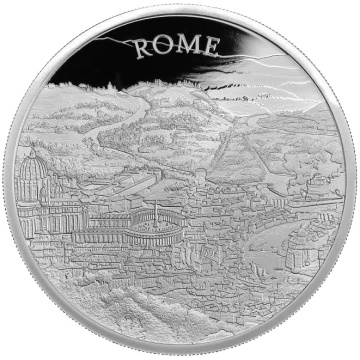 Vistas de la ciudad: Roma 1 oz Plata 2022 Proof