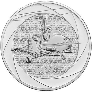 Bond Films of the 60s 5 £ en cuivre-nickel 2023