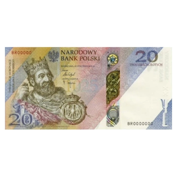 Billet NBP Millénaire du couronnement de Bolesław Chrobry 20 zloty 2025