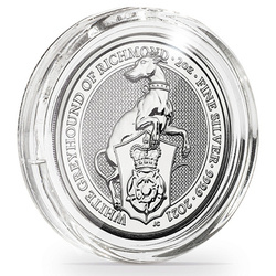 Leuchtturm - Capsule en plastique Bestie Królowej 2 onces d'argent Ultra Perfect Fit 100 pièces