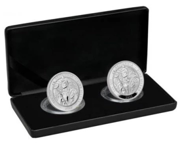 Lot de 2 pièces Britannia Argent 2022 Proof
