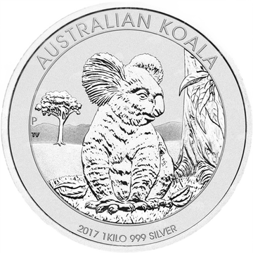 Koala 1000g d’argent 2017