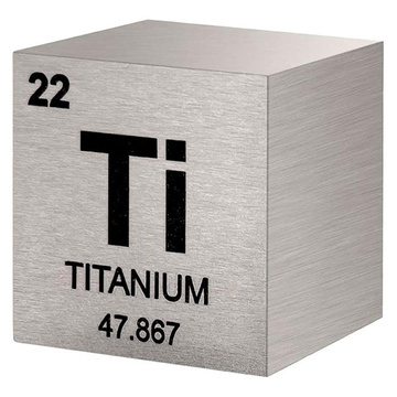 Lingot cube 15 g Titane