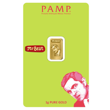 Lingot d’or Mr. Bean 1 g or 2026 Prooflike