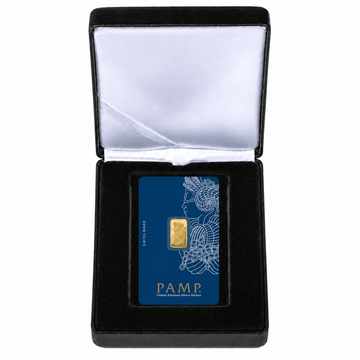 Lingot d’or de 2,5 g PAMP Lady Fortuna VERISCAN en écrin – coffret cadeau