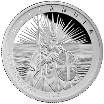 Britannia 2 onces d'argent 2025 Proof