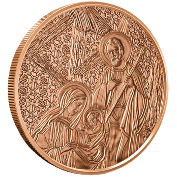 Jésus, Marie et Joseph 1 once de cuivre