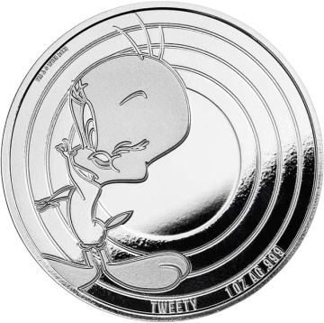 Samoa : Looney Tunes - Tweety 1 once d'argent 2023 Proof