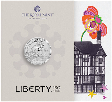 150e anniversaire de la Liberty 5 £ Cupronickel 2025