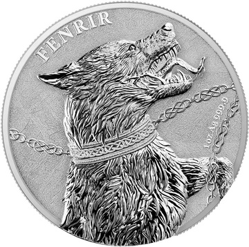 Germania : Bêtes - Fenrir 1 once d'argent 2022